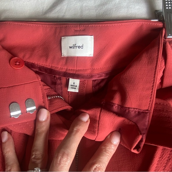 Aritzia Wilfred Tie-front Pant - Picture 5 of 8